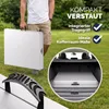Casaria Set da 2 Tavoli da Giardino 183x76 cm Pieghevole Anteprima dell’immagine prodotto 5