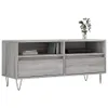[Home] TV-Schrank Grau Sonoma 100x34,5x44,5 cm Produktbild-Vorschau 3