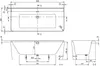 Villeroy & Boch VB Collaro Badewanne 1800 x 800 mm Colour Produktbild-Vorschau 2