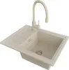 PRIMAGRAN Granitspüle Beige 55x44cm, Spülbecken 1 Becken + Produktbild-Vorschau 1
