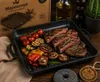 MAYSTERNYA Litinová grilovací deska indukční - 35 x 35 x 4 Náhled obrázku produktu 5