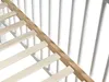 BELIANI Babybett weiß MDF 60 x 120 cm mit Stäben Produktbild-Vorschau 9