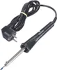 A black soldering iron with a power cord and plug, shown on a white background. Produktbild-Vorschau