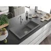 Mexen Omar zlewozmywak granitowy 1-komorowy 800 x 480 mm, Podgląd zdjęcia produktu 2