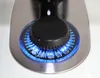 Close-up of a black control knob with blue LED lighting on a silver and white appliance. Náhľad obrázku produktu