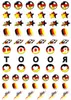 HERMA CLASSIC Nail Tattoo "German Star" 1 Blatt á 65 Produktbild-Vorschau 7