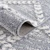 Teppich Hochflor Wohnzimmer - 200 cm Rund - Landhaus Ethno Produktbild-Vorschau 5