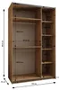 MEBLE KRYSPOL LUX 3 Schrank - 245,5x150x64cm - Schwarz, Produktbild-Vorschau 6