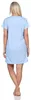 Damen Nachthemd Sleepshirt Nachtwäsche;  Hellblau/M/38 Produktbild-Vorschau 4