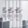 Duschvorhang 180x180 Textil Grau Pebble Schimmelresistenter Produktbild-Vorschau 3