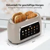Olvy Toaster 4 Scheiben, Langschlitztoaster, Digitaldisplay Produktbild-Vorschau 2