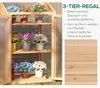 Châssis de culture en bois Outsunny, mini-serre 70 x 50 x Voir les images du produit 5