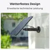 A solar panel is mounted on a wall during a rain shower. Produktbild-Vorschau