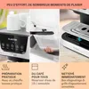 Klarstein Cafetiere avec Mousseur de Lait, Cafetières 1.5L, Voir les images du produit 6