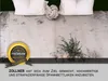 A bed with pillows and a decorative plant, with a quality seal and text overlay. Produktbild-Vorschau