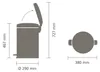 Brabantia Newicon 20 Liter Jade Green Produktbild-Vorschau 16