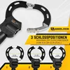 AMZLOCK E Scooter lock 8mm giallo - lucchetto a manetta per Anteprima dell’immagine prodotto 4