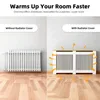 WISFOR Radiatoromkast met plank, verticale lamellen, 152 x Productafbeelding-voorbeeld 4