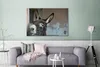 OneMillionCanvasses® - Leinwandbilder - 140x90 cm, Esel, Produktbild-Vorschau 2