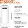 Smart Projektor 2In1 Android 11 4K Uhd Mit 2 Pads Und 30000 Produktbild-Vorschau 15