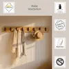 HAKU Wandgarderobe akazie, schwarz - Massivholz, Metall, Produktbild-Vorschau 9