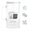 Caraffa filtrante Wessper D2 BOROSILICATE da 3 L, bianca – Anteprima dell’immagine prodotto 10