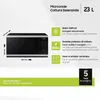Samsung Mikrowelle 800W/23Liter - MS23DG4504ATE1 *schwarz* Produktbild-Vorschau 10