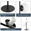 ZMH Noční lampa černá Moderní stolní lampa Mosaz 2 plameny Náhled obrázku produktu 3