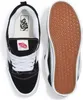 A top-down view of a pair of Vans sneakers, showing the inside of one shoe and the sole of the other. Voir les images du produit