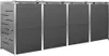 Box na odpadky pro 4 koše 276,5x77,5x115,5 cm nerezová ocel Náhled obrázku produktu 7