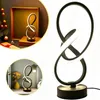 LED Tischlampe Spiral Design, für Schlafzimmer, Büro, Produktbild-Vorschau 1