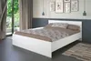 BOSTON Lit adulte contemporain - Décor blanc - L 140 x l Voir les images du produit 11