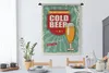 MuchoWow® Wandteppich Wandbehang Mannshöhle - Bier - Produktbild-Vorschau 3