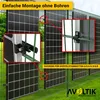 Avoltik Solarhalterung für Gartenzaun Doppelstabmatten Zaun Produktbild-Vorschau 3