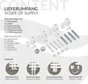LuxeBath Design kúpeľňový radiátor, 500x1000 mm, biely, Náhľad obrázku produktu 7
