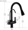A diagram showing the dimensions of a black kitchen faucet. Náhľad obrázku produktu