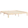 Massivholzbett mit Kopfteil 203,5 x 183,5 x 80,5 cm Produktbild-Vorschau 8