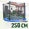 Trampolin-King Sicherheitsnetz für 250cm Trampolin mit 6 Produktbild-Vorschau 2