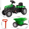 MalPlay Veľký traktor s prívesom XXL pedálové vozidlo Náhľad obrázku produktu 2