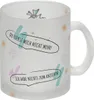 Glas Tasse mit unzufriedenem, traurigem Hasen und witzigen Produktbild-Vorschau 1