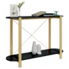 vidaXL Konsolentisch Schwarz 110x38x75 cm Holzwerkstoff -  Produktbild-Vorschau 12