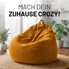 LUMALAND Sitzsack Cord Feincord 250L EPS Perlen Beanbag Produktbild-Vorschau 10