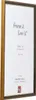 Effect Massiv-Holzrahmen Profil 22 braun-gold 20x30 cm mit Produktbild-Vorschau 2