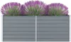 vidaXL Podwyższone łóżko 160 x 80 x 45 cm Stal ocynkowana Podgląd zdjęcia produktu 2