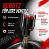 Schrader Ventilkappen, Aluminium Komfort, 4er Set - Schwarz Produktbild-Vorschau 3