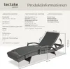 tectake® Aluminium Rattan Sonnenliege Océane 190 x 71 x 34 Produktbild-Vorschau 7