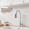 Homelody Wasserhahn Küche Edelstahl，Küchenarmatur Produktbild-Vorschau 9