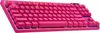 A pink Logitech G PRO X TKL gaming keyboard is shown from a slightly elevated side angle against a white background. Produktbild-Vorschau