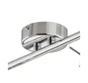 A close-up view of a chrome ceiling light fixture. Produktbild-Vorschau