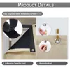 82x204cm Beige Blackout termico Porta Tenda Occhielli Anteprima dell’immagine prodotto 3